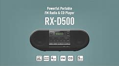 Panasonic Powerful Portable Radio RX-D500 with CD