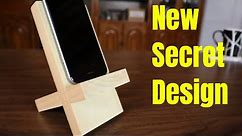 Diy Wooden Cell Phone Stand For Beginners ( The Simple Way )