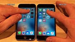 iPhone 6S : iOS 9.3.3 vs iOS 9.3.4 Build 13G35 Speed Test