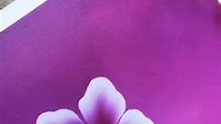 Easy Pink Flower Painting #pinkflowers #paintings #springflowers #artwork | Colors N Shades-The magical Rendering