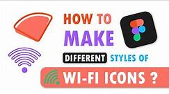 How to create a Wifi icon using Figma THE BEST METHOD!!👌👌