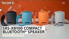 Sony | SRS-XB100 Compact Bluetooth® Speaker – Product Overview