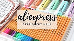 Huge aliexpress stationery haul ✨ back to school