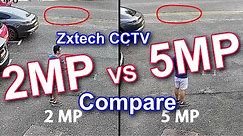 2MP vs 5MP CCTV Camera