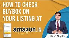 How to check Buy Box Eligibility on Amazon Seller Account | Buy Box Eligible -- Amazon | #buybox