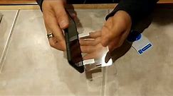 How to install tempered glass screen protector guide stickers iphone