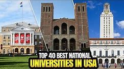 US News Top 40 Best Universities in USA 2023