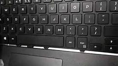 How to remove and clean Dell 3000 series keyboard keys step by step.