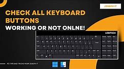 Check all Your Pc Keyboard Buttons are Working Fine or not - Windows and Mac
