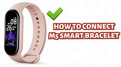 HOW TO CONNECT M5 SMART BRACELET TO SMARTPHONE | TUTORIAl | ENGLISH