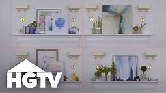 4 Seasons of Fireplace Mantel Decor | HGTV