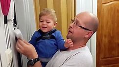 Baby Laughing When Dad Answers The Phone | Must See, Funny Video