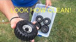 The Best way to clean your RC tires