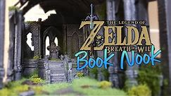 Breath of the Wild TEMPLE of TIME Book Nook // Zelda Crafts // Diorama