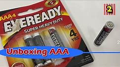 AAA Battery Unboxing Eveready Super Heavy Duty Genuine Packing