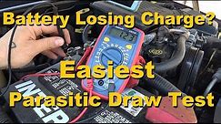 EASY - Diagnose/Fix PARASITIC BATTERY DRAW