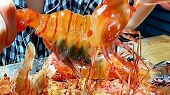 Real Mukbang - Dokdo Shrimp, Very Expensive Chicken Shrimp - Big Shrimp (Live) - Mukbang - World Cuisine