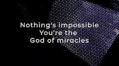God of Miracles (lyric video) - Chris McClarney
