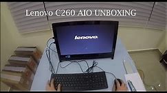 Lenovo C260 AIO unboxing
