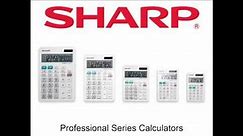 Sharp EL-310WB 8 Digit Professional Mini-Desktop Calculator