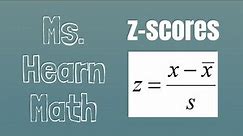 Statistics Chapter Measures of Position Part 1 Calculate z scores