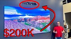 WORLD PREMIERE ! FIRST EVER $200,000 Samsung 110” 4K microLED TV - unboxing install, hands on review