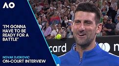 Novak Djokovic On-Court Interview | Australian Open 2024 Fourth Round
