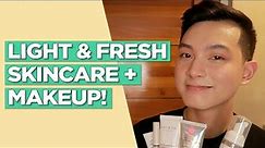 My Anti-Acne Skincare + MAKEUP Routine for OILY SKIN on HOT DAYS (Filipino) | Jan Angelo