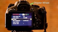 Setting Your Camera's Diopter