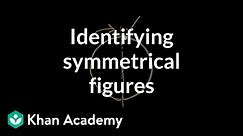 Identifying symmetrical figures | Math | 4th grade | Khan Academy