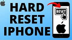 How to Hard Reset iPhone - Force Restart iPhone