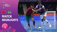 Morocco v Brazil | FIFA Futsal World Cup 2021 | Match Highlights