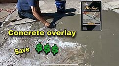 Resurfacing Old Concrete with Quikrete Re-Cap