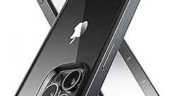 SUPCASE Unicorn Beetle Edge Series Case for iPhone 13 Pro (2021 Release) 6.1 Inch, Slim Frame Clear Case with TPU Inner Bumper & Transparent Back (Black)