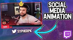 FREE Rotating Social Media Animations FOR TWITCH!!