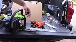 Unboxing And Starting Of The Poulan P3816 Chainsaw