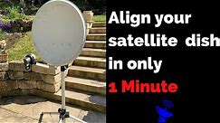 Align your satellite dish in 1 minute !! With the free application "satellite finder"