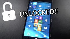 How To Unlock ANY Microsoft Lumia phone | 950, 640, 521, 560, 630, etc.