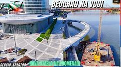 Beograd na vodi - Kula i mostic, Nova stabla na Promenadi, radovi na stazi, dron video #beograd
