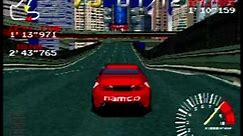 Ridge Racer [PSX]: Beginner Course Gameplay NeGcon Controller [576p]