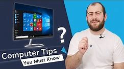 10 Useful Computer Tips & Tricks for Windows10/7
