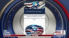 Posters, ribbons and magnets can show support for Israel