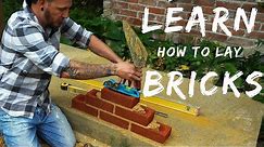 HOW TO LAY BRICKS FOR BEGINNERS [Bricklaying for beginners e.p.4]