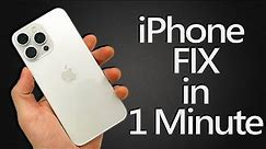 How to Fix iPhone Black Screen | Freeze | Hang | Lagging Issue [FIXED] 13,14,15 Pro Max