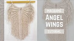 Macrame Angel Wings | Medium Size | Tutorial for Beginners