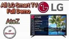 LG Smart TV Demo/All settings Demo