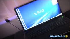Sony Vaio AW Series Laptop: First Look Review