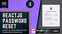 React Forgot and Reset Password