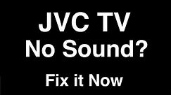 JVC TV No Sound - Fix it Now