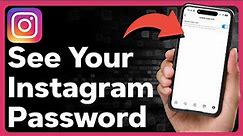 How To See Instagram Password